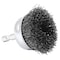 Forney Cup Brush, Crimped, 2 in x .012 in x 1/4 in Hex Shank 72729 - alternate 2